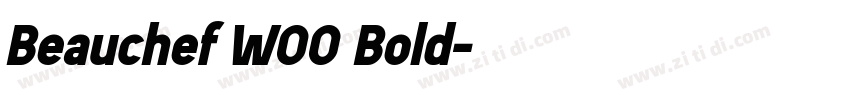 Beauchef W00 Bold字体转换 Beauchef W00 Bold字体转换